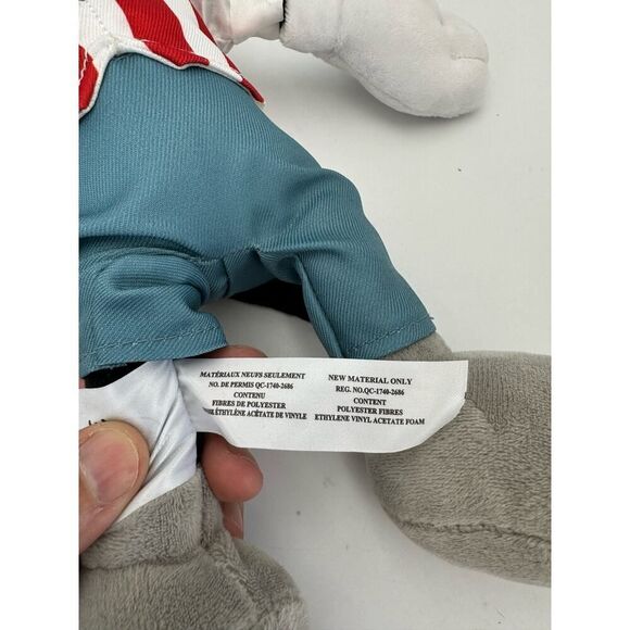 Disney Kid's Stuffed Toy Soft Cuddle Americana Mickey Mouse Plush Toy Multicolor - Picture 6 of 6